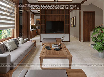 Thiết kế nội thất căn hộ Chị Vân Anh - Xuân Quan - Văn Giang Setup full