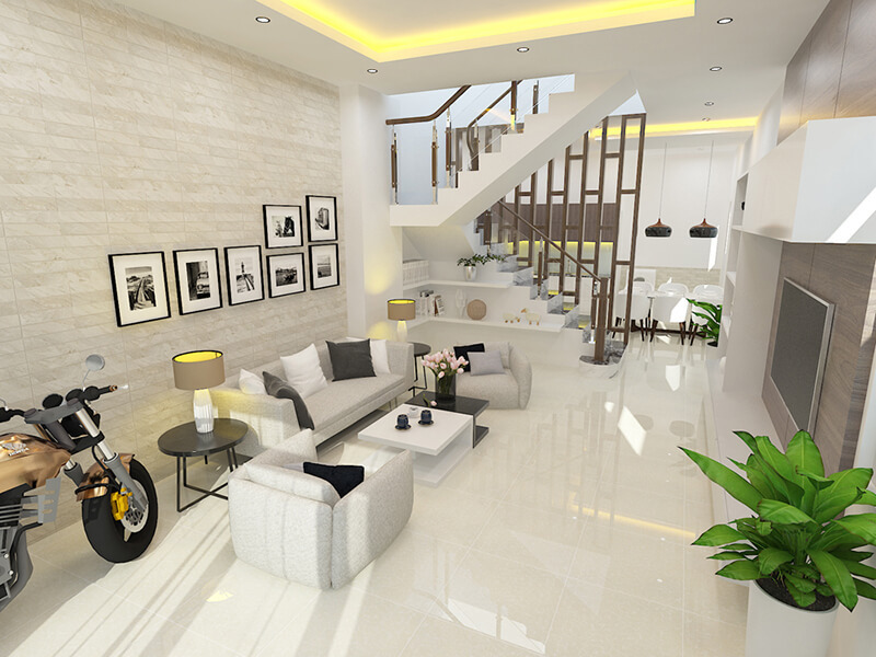 Thiết kế nội thất nhà phố 120m2 Xuân Quan, Văn Giang
